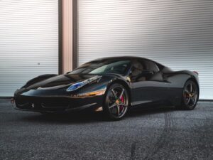 Ferrari 458 with fresh Paint Protection Film